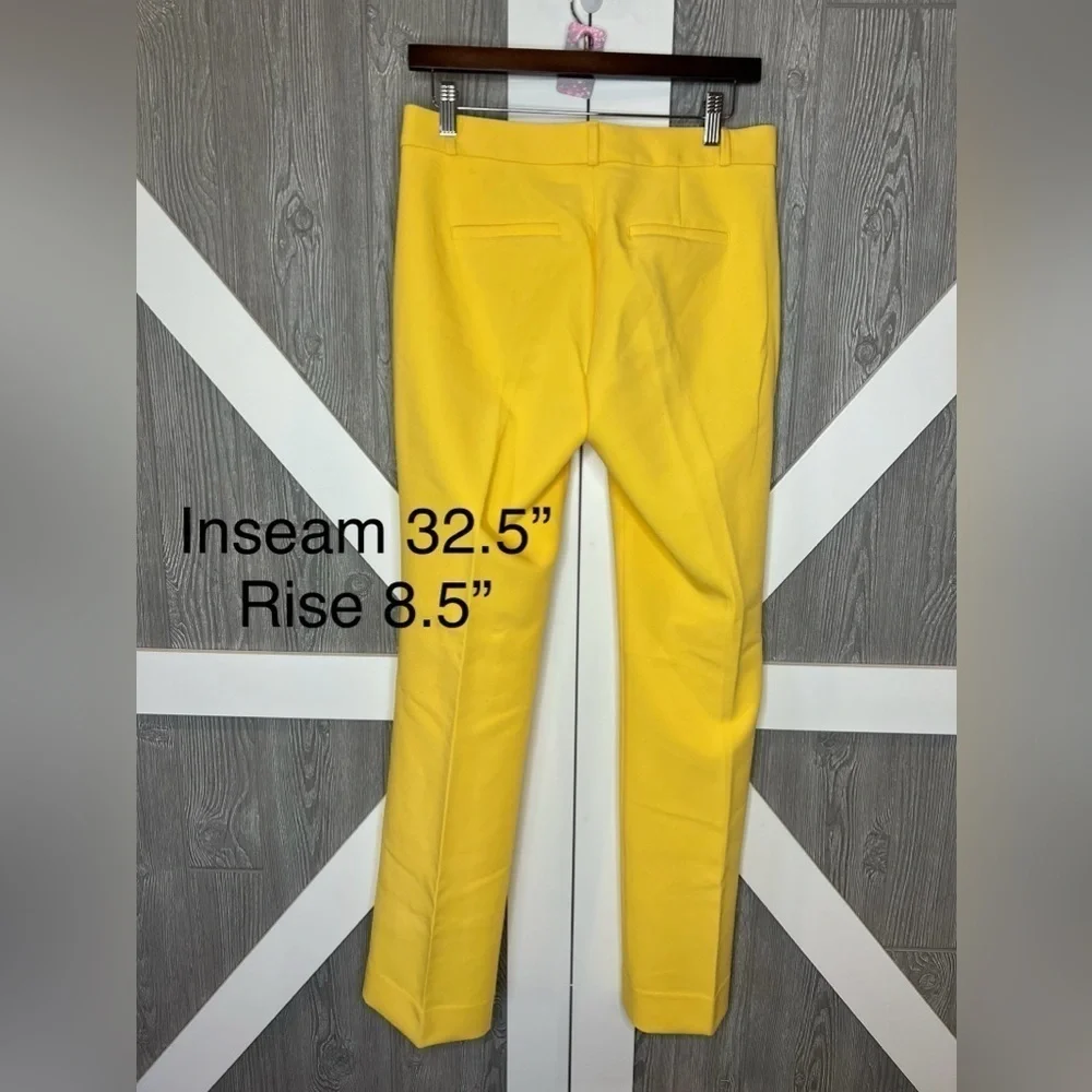 397. Banana Republic Bright Yellow Logan Dress pants 2 - Picture 6 of 6